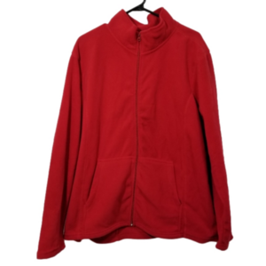 NEW ACX Sport plus size zip up red fleece jacket Size 3x